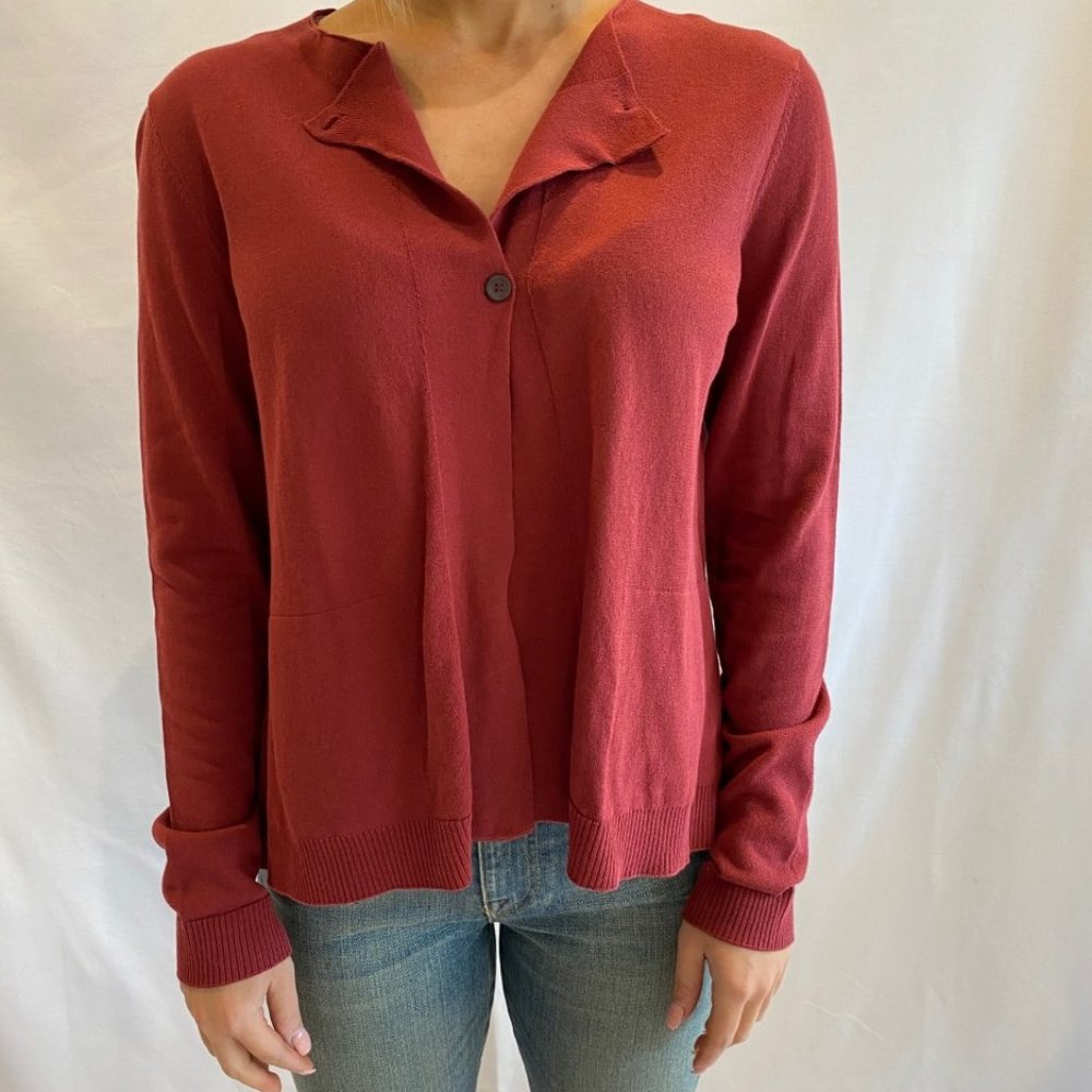Red Cardigan by TONET